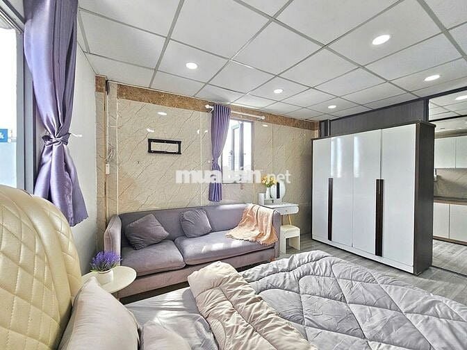 CHO THUÊ 1 PHÒNG NGỦ TÁCH BẾP 2 MÁY LẠNH TRUNG TÂM BÌNH THẠNH