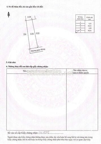 Nhà sổ riêng thổ cư Phường Tân Triều