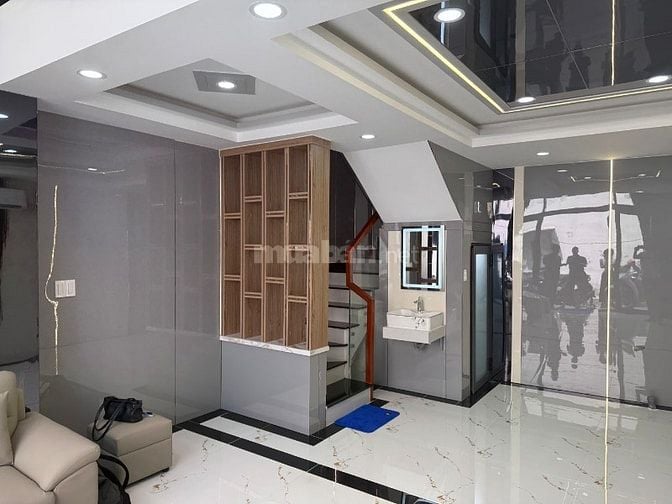 Nhà 4Lầu cao cấp HXH 84/2 Huỳnh Khương An P5, Q.Gò Vấp, Fulll nội thất