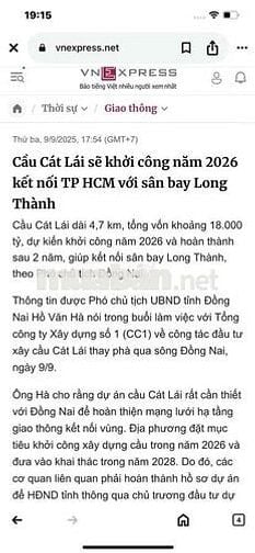 Bán 800m thổ cư Ph Phú Hữu. Nhơn Trạch. Đồng Nai