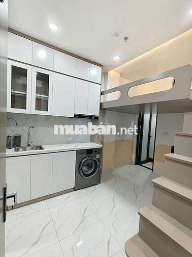 Cho thuê CCMN 25m2 gác xép Full nội thất, máy giặt riêng tại Quan Hoa