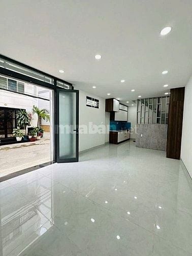 Nơ Trang Long, P7 BT - hẻm nhựa 8m, ô tô đậu ngày đêm - 4 tầng 4pn