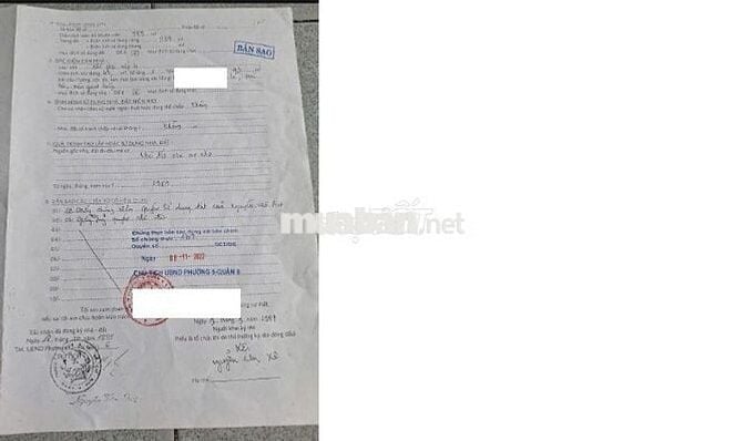 BÁN CĂN NHÀ GIẤY KÊ KHAI, BÁN GẤP CẦN TIỀN GIÁ 530 TRIỆU, VỊ TRÍ ĐẸP!