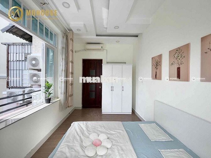 1PN ban công, tách bếp, máy giặt riêng, full nội thất, ngay K300