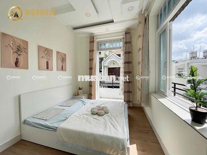 1PN ban công, tách bếp, máy giặt riêng, full nội thất, ngay K300