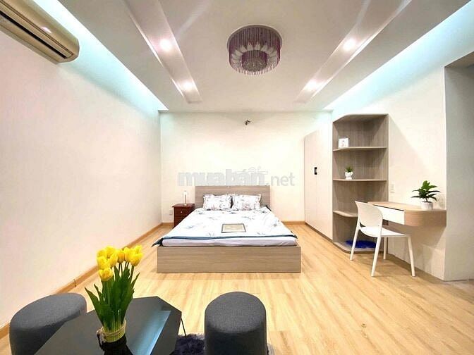 CHO THUÊ CĂN HỘ STUDIO FULL NỘI THẤT CAO CẤP 40m2 GẦN CV GIA ĐỊNH