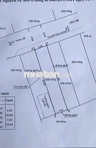 Cần bán gấp lô đất hẻm xe hơi Vườn Lài, APĐ