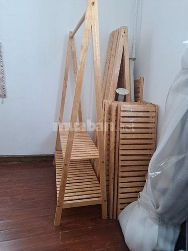 Cần bán kệ gỗ chữ A 90x150x38cm