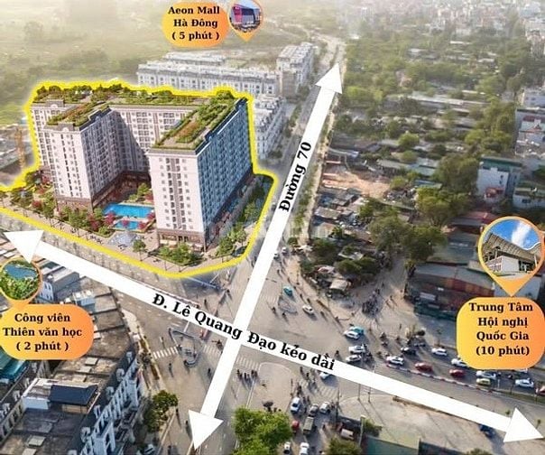 Suất NG 2+1PN Hausman Premium Residences view hồ cảnh quan