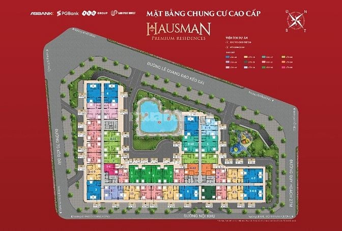 Suất NG 2+1PN Hausman Premium Residences view hồ cảnh quan