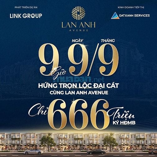 Nhà phố, Villa, Nhà phố thương mại 999tr - KHU COMPOUND LAN ANH AVENUE