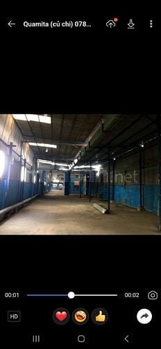 Bán kho xưởng 1.350m² full nội thất, mặt tiền Nguyễn Thị Rành , Củ Chi