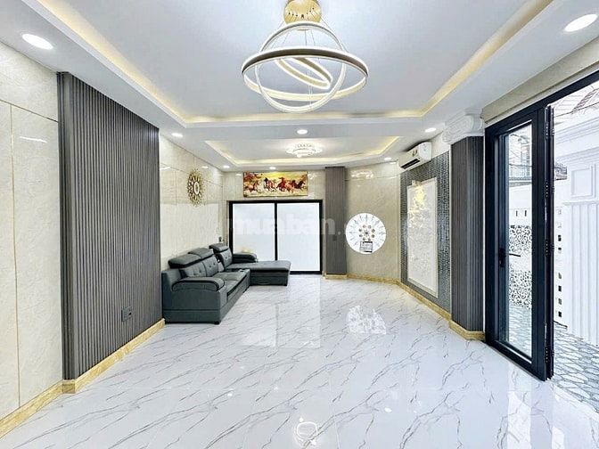 Biệt thự mini góc 2 mặt tiền vừa hoàn thiện, 5.3m X 13.5m, 1 lầu, 3pn