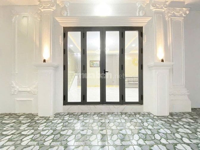 Biệt thự mini góc 2 mặt tiền vừa hoàn thiện, 5.3m X 13.5m, 1 lầu, 3pn