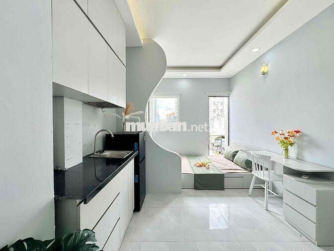Cho Thuê Studio Bancol Thang Máy Gần NowZone ngay Nguyễn Văn Cừ Quận 1