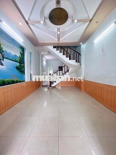 BÁN NHÀ 1 TRỆT 1 Lầu - MẠT TIỀN  ĐƯỜNG NHỰA THÔNG THOÁNG