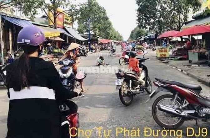 BÁN ĐẤT MẶT TIỀN ĐƯỜNG CHỢ MỸ PHƯỚC 3, THỚI HOÀ, BẾN CÁT, BD