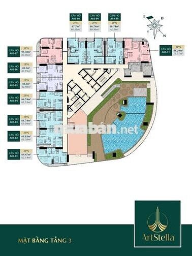 Căn 2PN 66m2 2ty5 Ngay Bến xe Miền Đông TT 21% đến lúc nhận nhà