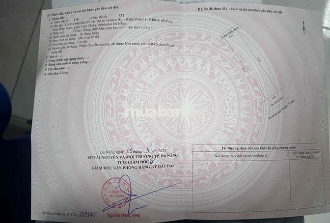 Bán đất chính chủ vị trí đẹp giá tốt