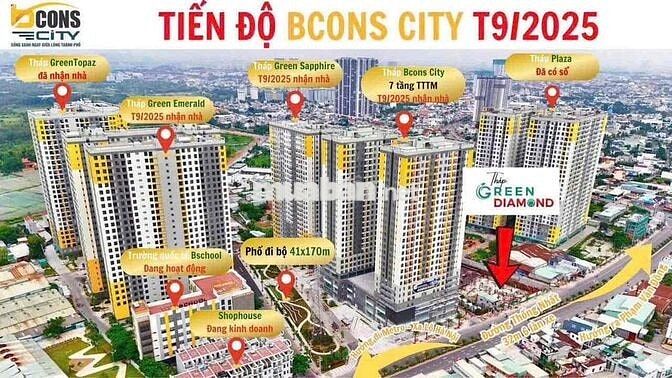 Căn góc shophouse ở khu Bcons City