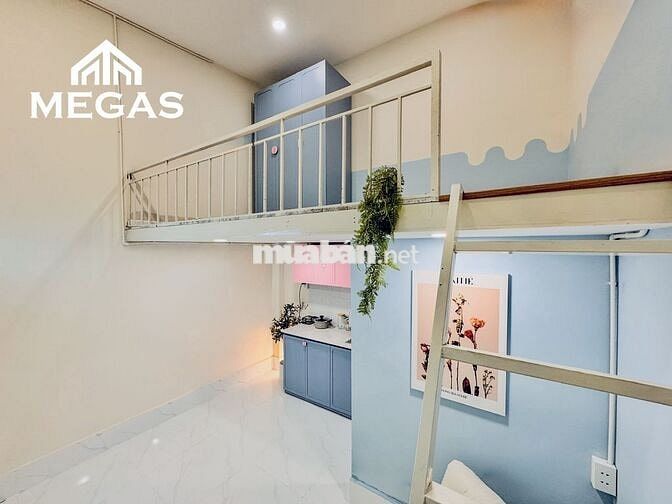 Phòng gác- đầy đủ nội thất- diện tích 30m2- ngay trung tâm Trường Thọ