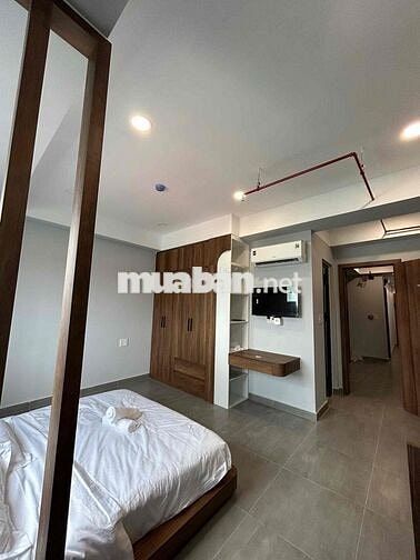 CĂN HỘ MINI THIẾT KẾ TÔNG GỖ SANG TRỌNG