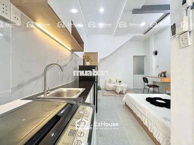 Trống sẵn căn studio full nội thất có mây giặt riêng, gần cv Gia Định