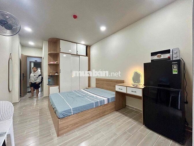 Căn Hộ 1PN Bancol 40m2🎉 Full NT Mới Keng🎊 Ra Vào Vân Tay, An Ninh