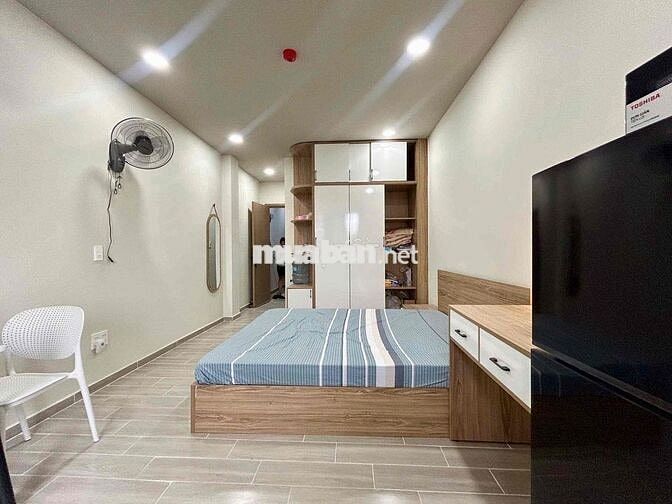 Căn Hộ 1PN Bancol 40m2🎉 Full NT Mới Keng🎊 Ra Vào Vân Tay, An Ninh
