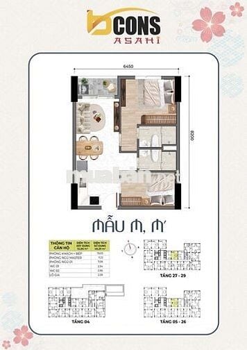 CHỈ 300 Triệu SỠ HỮU CĂN HỘ BCONS ASAHI - PHONG CÁCH NHẬT BẢN