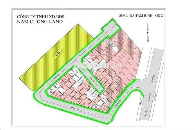 Đất thổ cư dự án Nam Cường, Tam Bình Thủ Đức