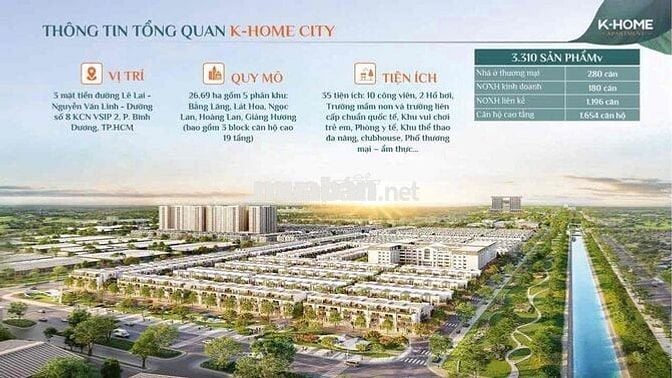 Căn Hộ 70m2 1,5tỷ K Home Vị trí ngay Trung Tâm Thành Phố