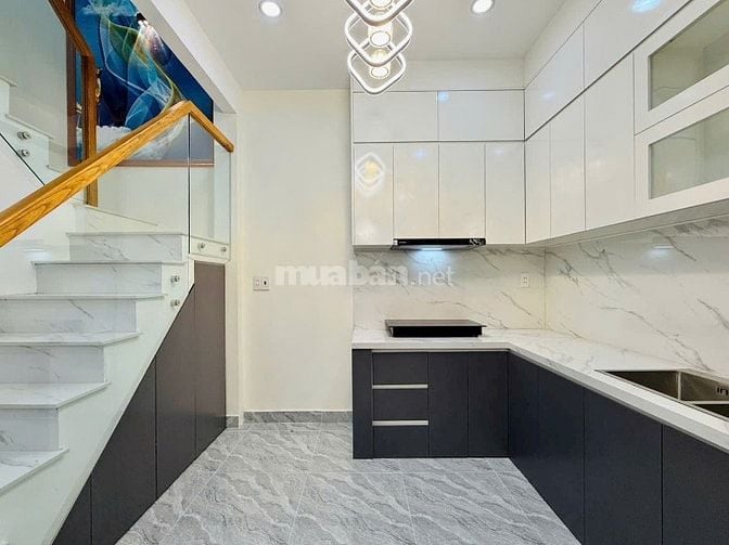 Nhà 3,55 x 12,5 đúc 1 trệt 1 lầu hẻm 5m lê văn thọ p9 gò vấp 