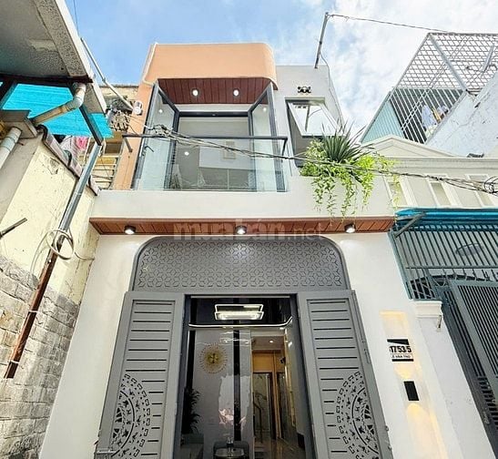 Nhà 3,55 x 12,5 đúc 1 trệt 1 lầu hẻm 5m lê văn thọ p9 gò vấp 