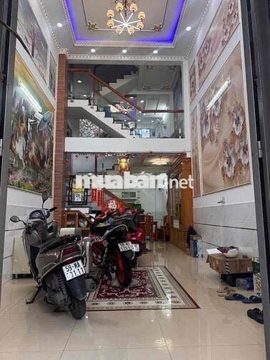 Nhà Đẹp 2 Tầng - Gần Phan Anh Tô Hiệu Hoà Bình (4m x 12m) Hướng Tây