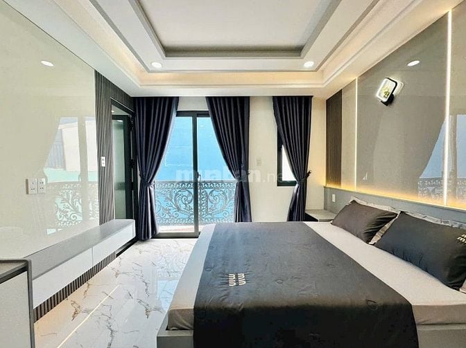 ⭐️Nhà 4 Lầu tuyệt đẹp CAO CẤP hẻm xe hơi 5m, cách MT Huỳnh Khươn An 5m