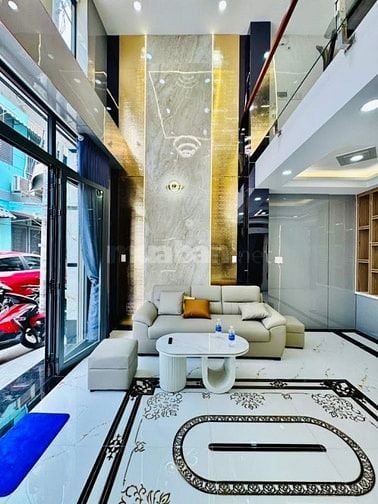 ⭐️Nhà 4 Lầu tuyệt đẹp CAO CẤP hẻm xe hơi 5m, cách MT Huỳnh Khươn An 5m