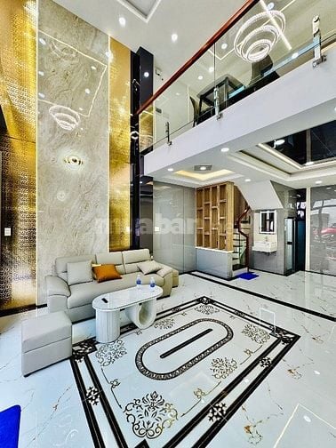 ⭐️Nhà 4 Lầu tuyệt đẹp CAO CẤP hẻm xe hơi 5m, cách MT Huỳnh Khươn An 5m