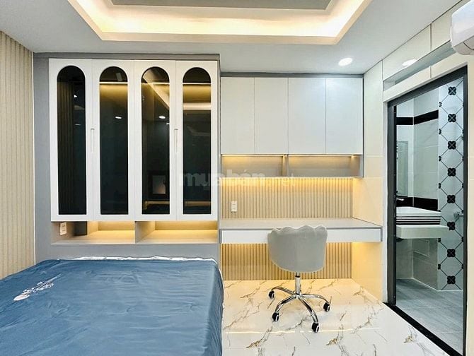 ⭐️Nhà 4 Lầu tuyệt đẹp CAO CẤP hẻm xe hơi 5m, cách MT Huỳnh Khươn An 5m