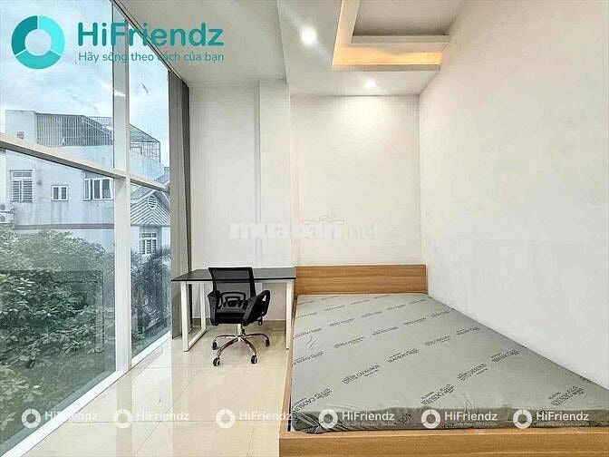 CHO THUÊ CĂN HỘ 1PN TÁCH BẾP CỬA KÍNH FULL NỘI THẤT 35m2 NHÀ MỚI 100%