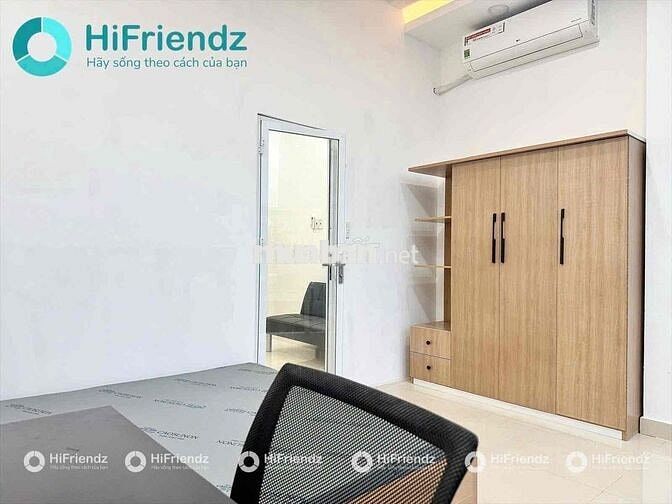 CHO THUÊ CĂN HỘ 1PN TÁCH BẾP CỬA KÍNH FULL NỘI THẤT 35m2 NHÀ MỚI 100%