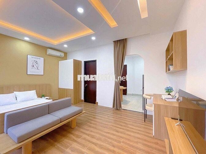 Khai Trương Căn Hộ 1PN_Ban Công Full NT Có Máy Giặt Riêng Đường CMT8