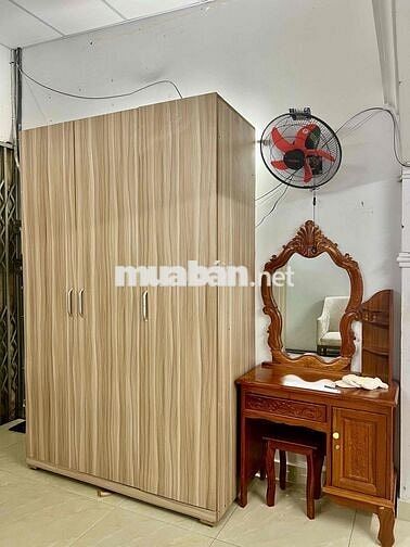 CHDV TT Bình Thạnh, nội thất cơ bản, 27m2, phòng phép kín, LĐR