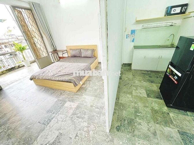PHÒNG TRỌ SINH VIÊN GIÁ RẺ - 1 PHÒNG NGỦ TÁCH BẾP BANCOL - KHU SÂN BAY