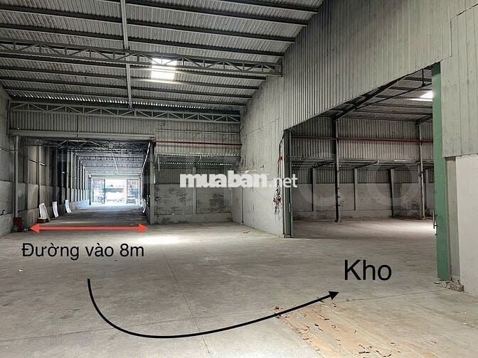 Kho xưởng 1.200m² có PCCC và điện 3 pha, đường Quốc Lộ 91B