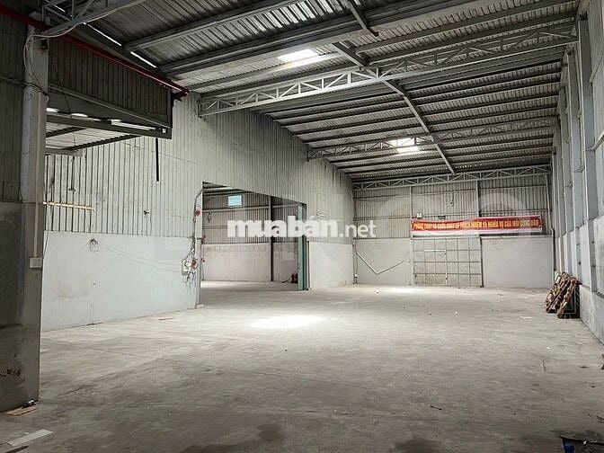 Kho xưởng 1.200m² có PCCC và điện 3 pha, đường Quốc Lộ 91B