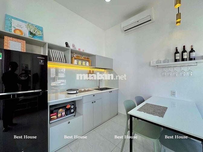 CHDV full nội thất studio ban công, cửa sổ cực thoáng ngay Etown TB
