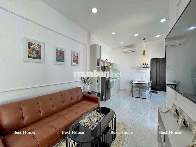 CHDV full nội thất studio ban công, cửa sổ cực thoáng ngay Etown TB