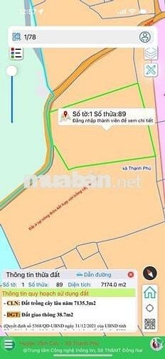 Cần tiền bán đất Đường Hương Lộ 6, đường giao thông xã Thạnh Phú