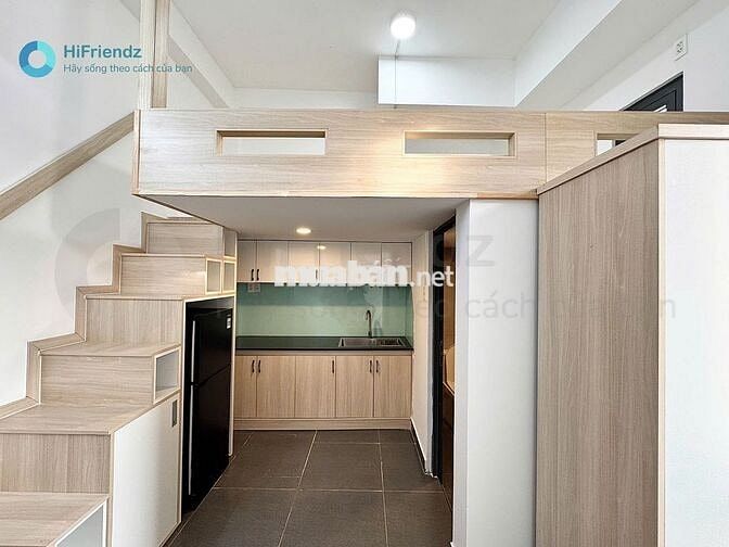 Duplex chính chủ Ban công tách bếp Full nội thất gần Hàng Xanh ở Liền